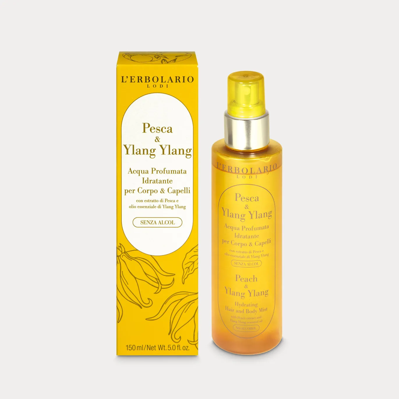 Acqua Profumata Idratante Pesca & Ylang Ylang