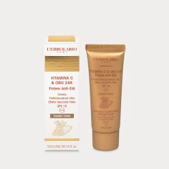 Crema Perfezionatrice Viso tonalità media Vitamina C & Oro 24K