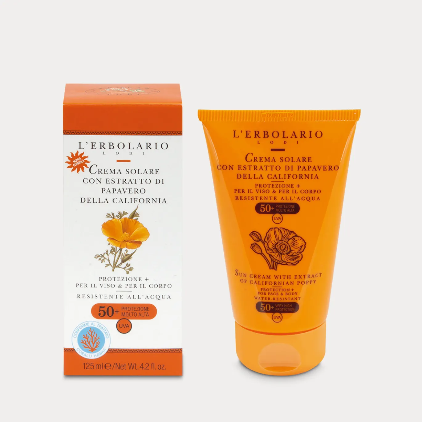 Crema Solare Viso e Corpo SPF 50+