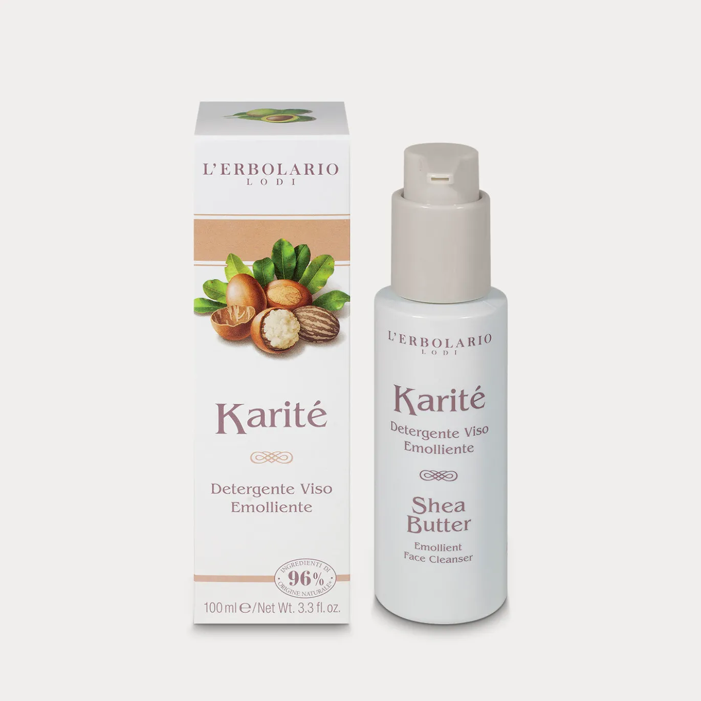 Detergente Viso Emolliente Karité