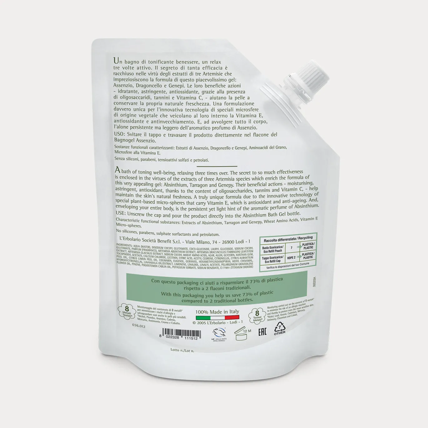 Ecoricarica Bagnogel Assenzio