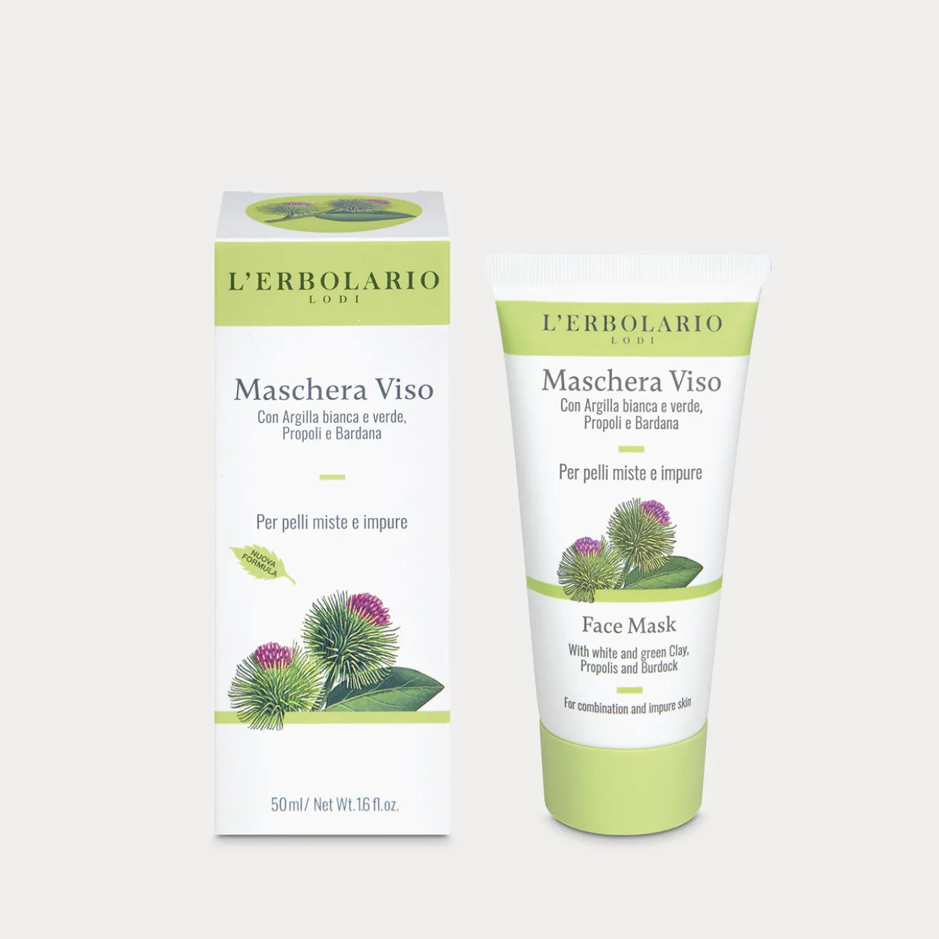 Maschera Viso per Pelli Miste e Impure
