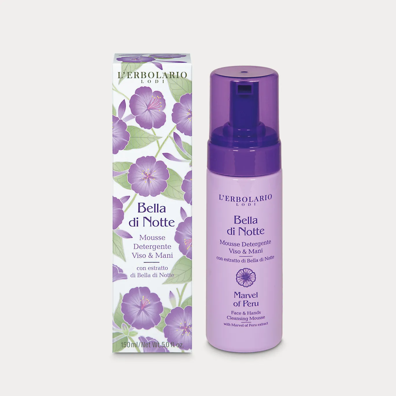 Mousse Detergente Viso & Mani Bella di Notte