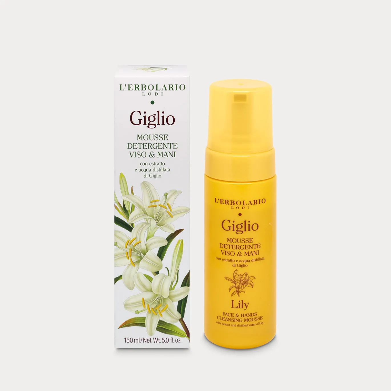 Mousse Detergente Viso & Mani Giglio