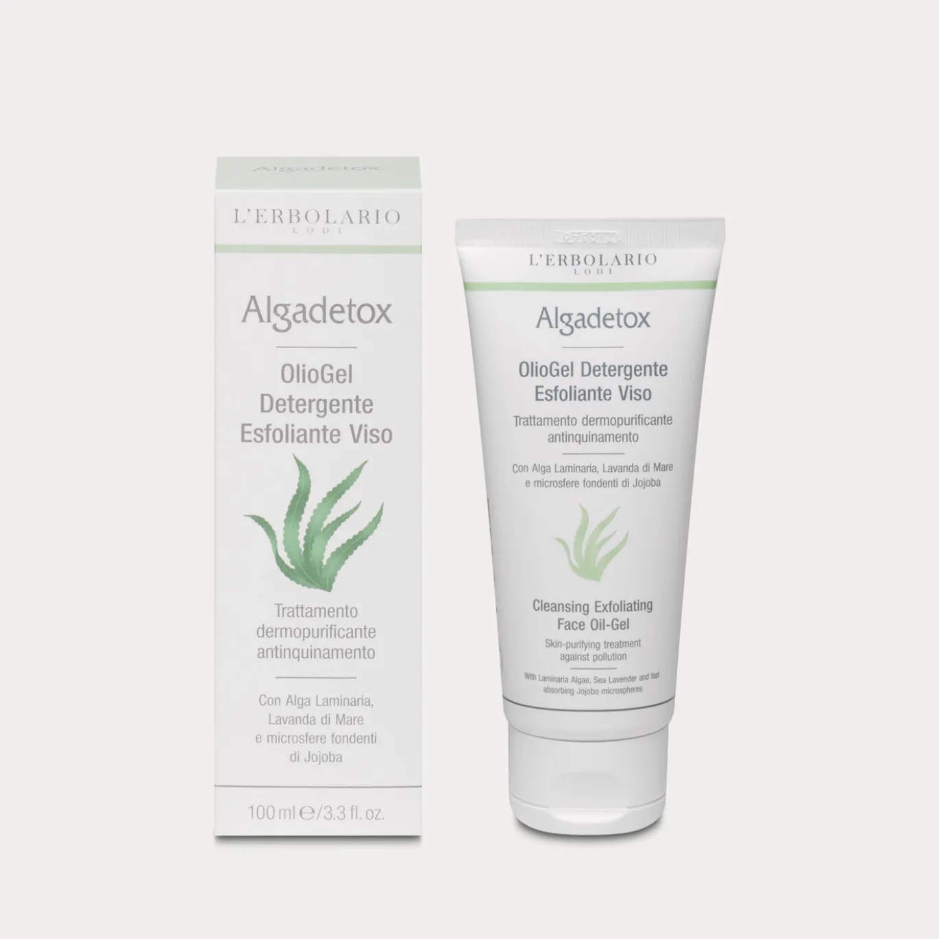 OlioGel Detergente Esfoliante Viso Algadetox